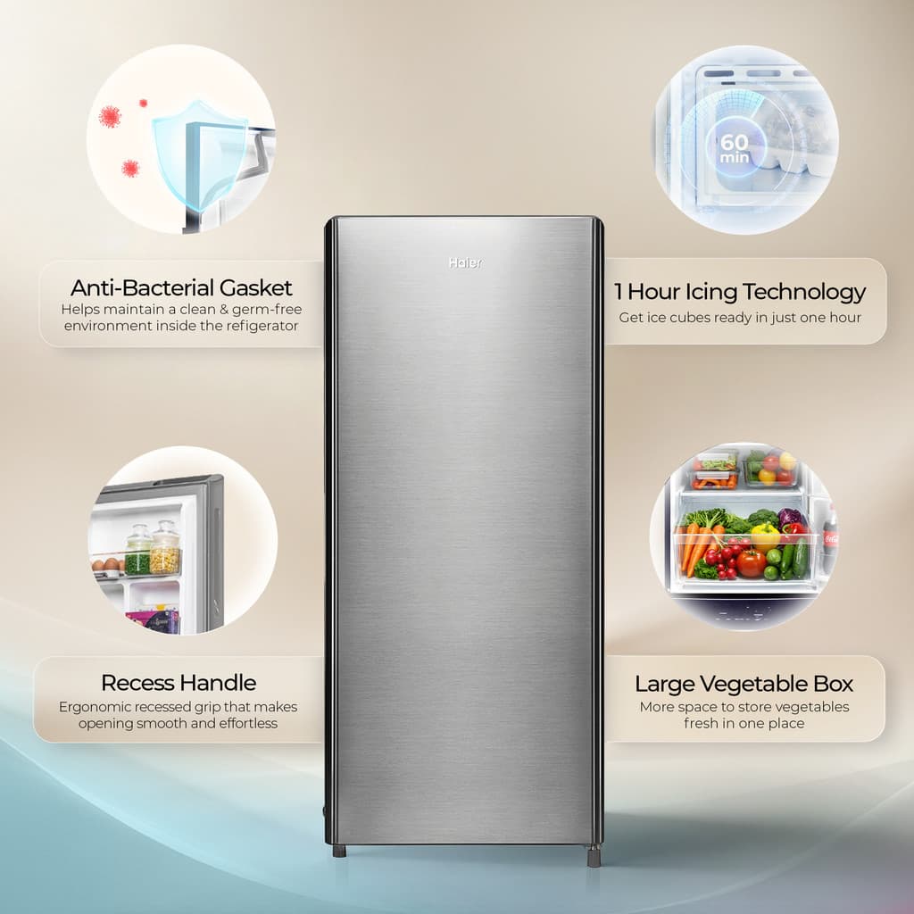 Haier 190 L Direct Cool Single Door 3 Star Refrigerator
