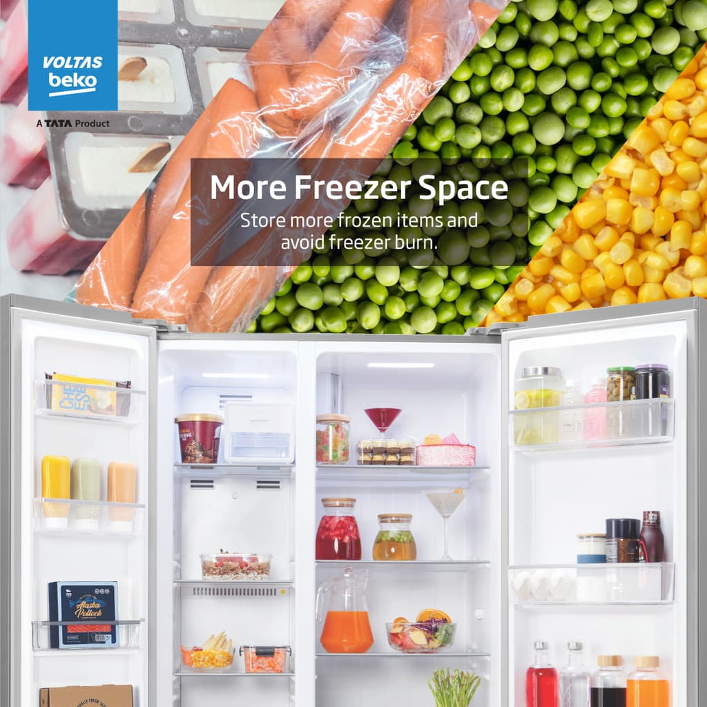 Voltas Beko 472 L Frost Free Side by Side Refrigerator