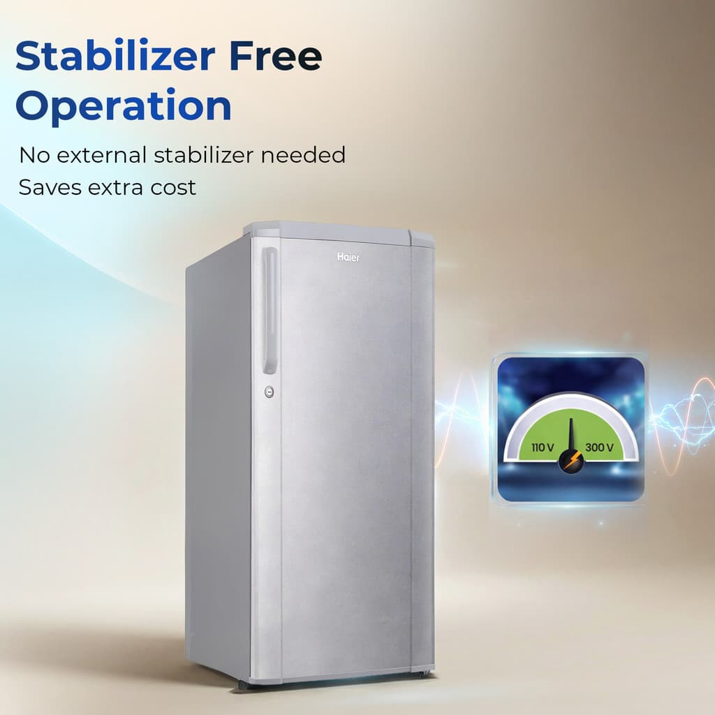Haier 165 L Direct Cool Single Door 1 Star Refrigerator