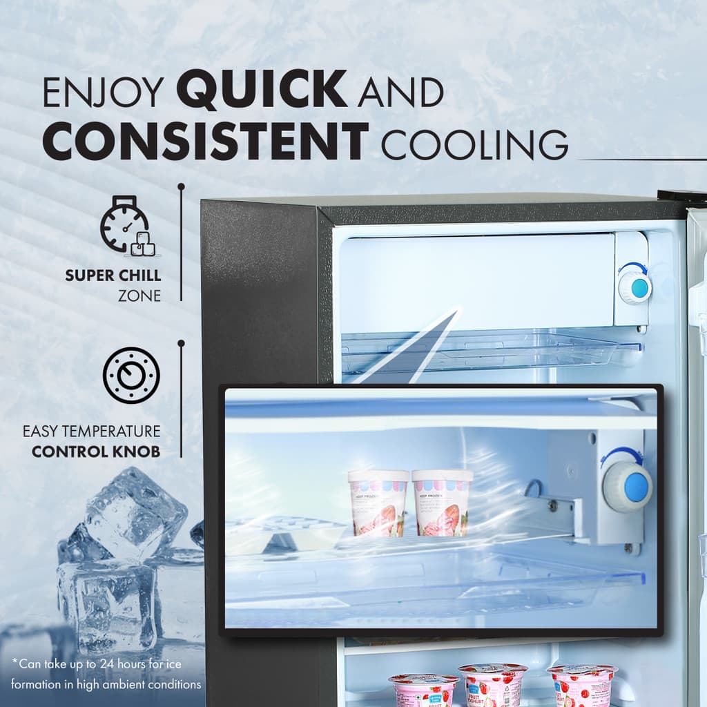 MarQ by Flipkart 90 L Direct Cool Single Door 1 Star Refrigerator
