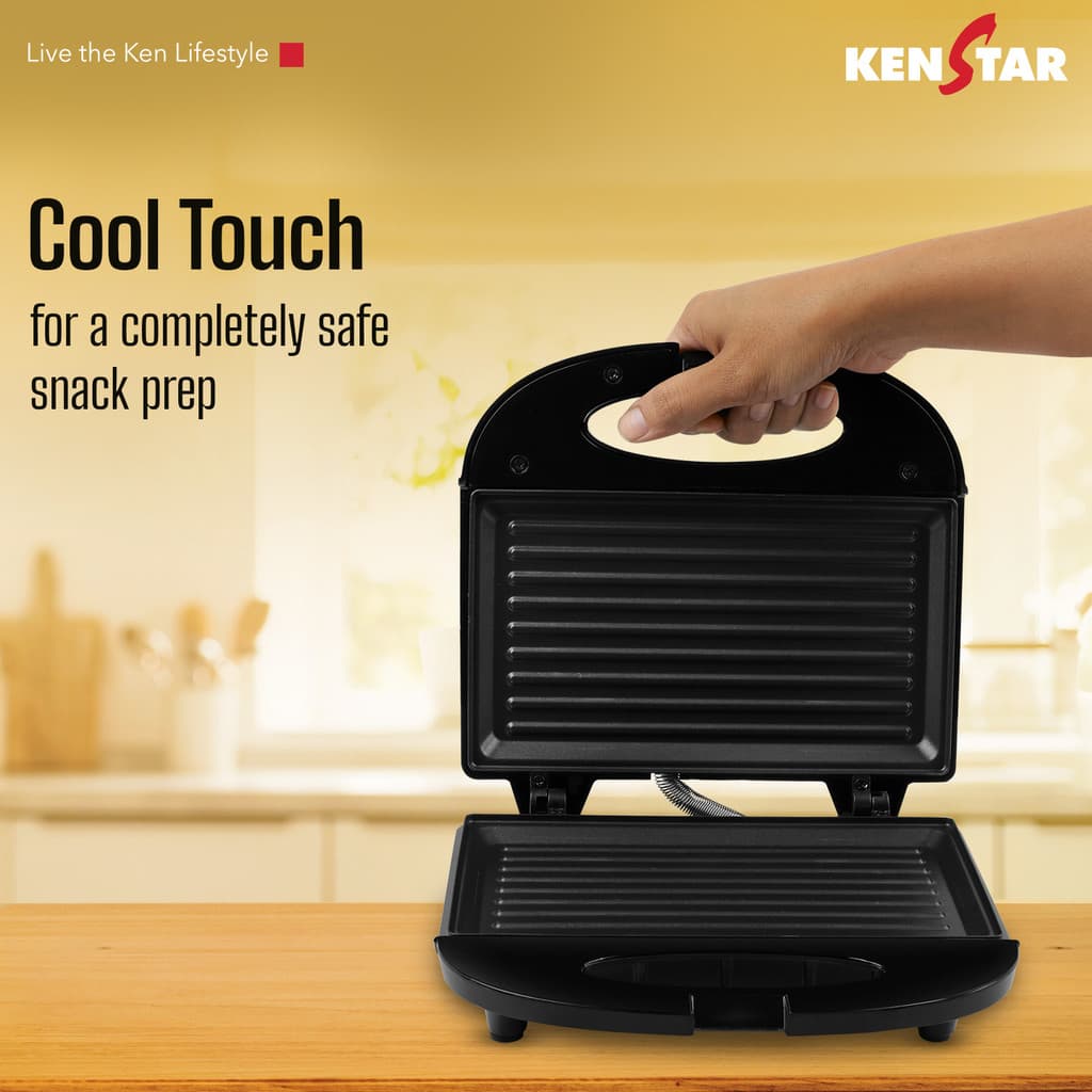 Kenstar KTG02KGPR1-DBH / KTG02KGPR1-DAR / KTG02KGPR0-DBM Grill Sandwich Maker