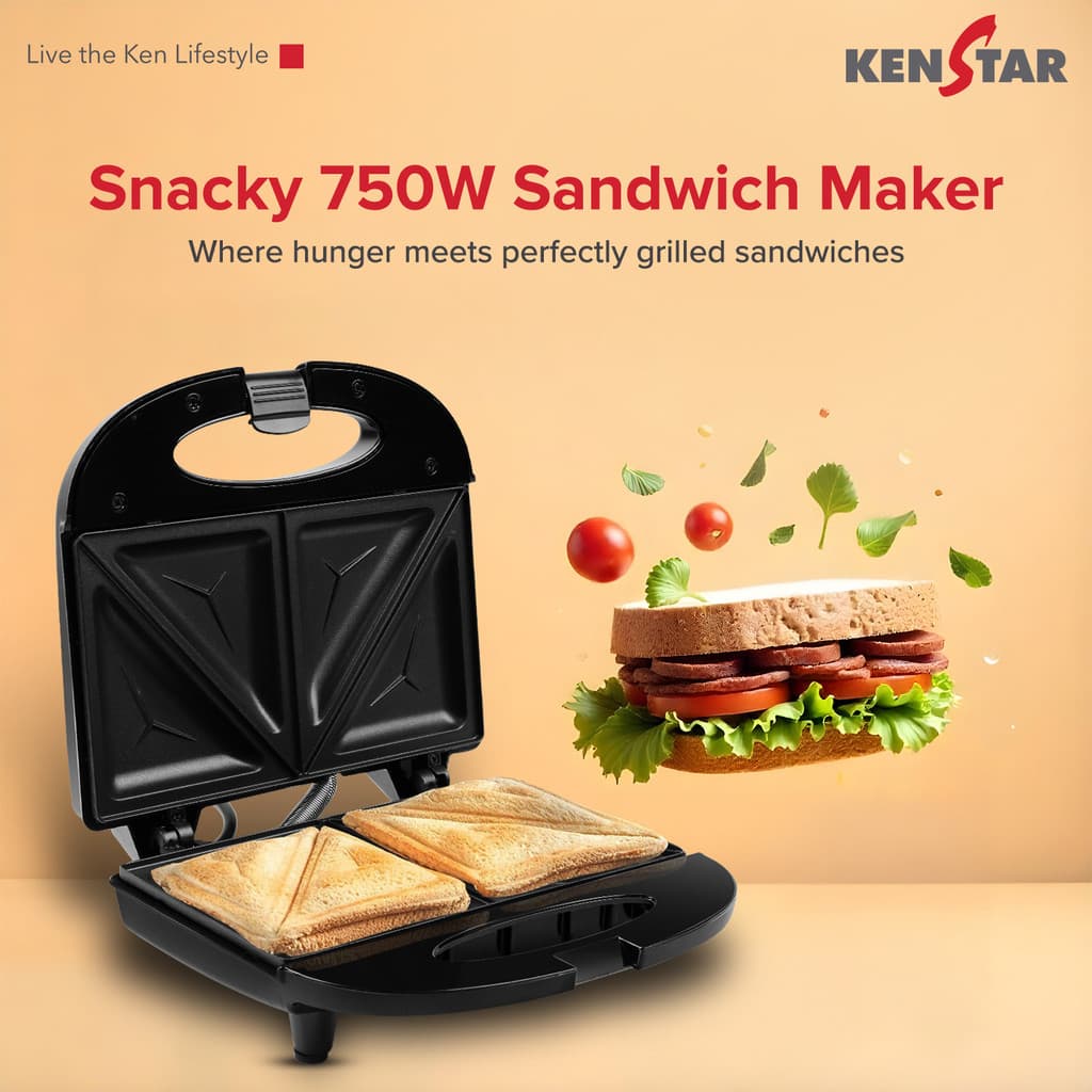 Kenstar KTY02KSS-DBH Sandwich Maker