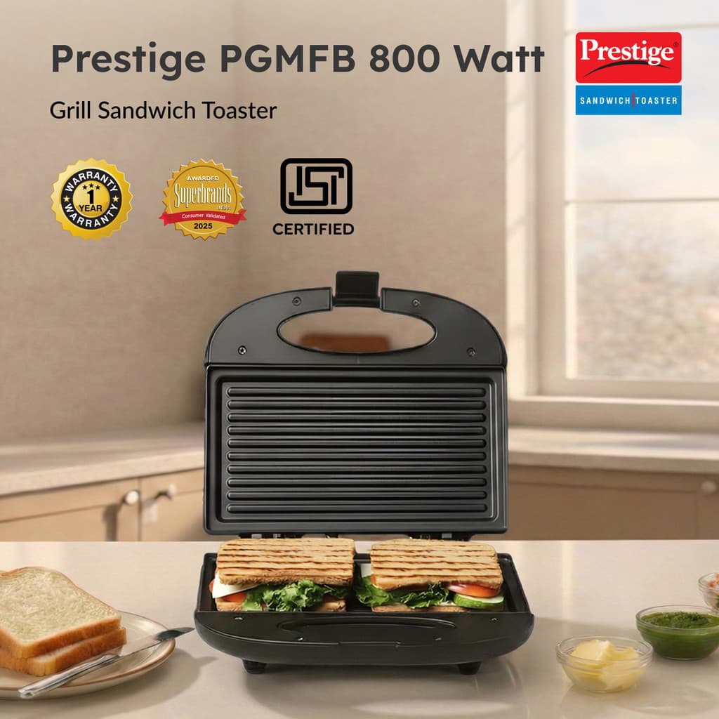Prestige by Prestige PGMFB Grill Sandwich Maker