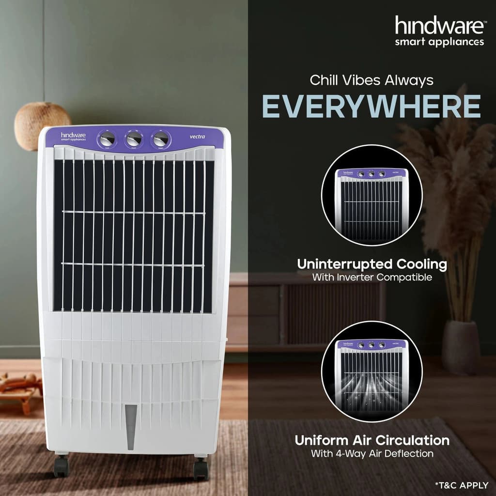 Hindware Smart Appliances 85 L Desert Air Cooler