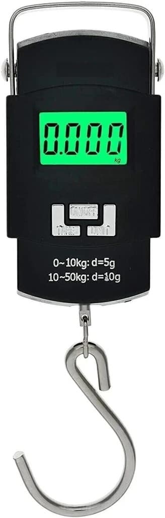 SrO Weighing Scale Digital Portable Hook Type 50kg,luggage weight machine,weight machine for luggage kitchen,electronic weight machine(black) Weighing Scale