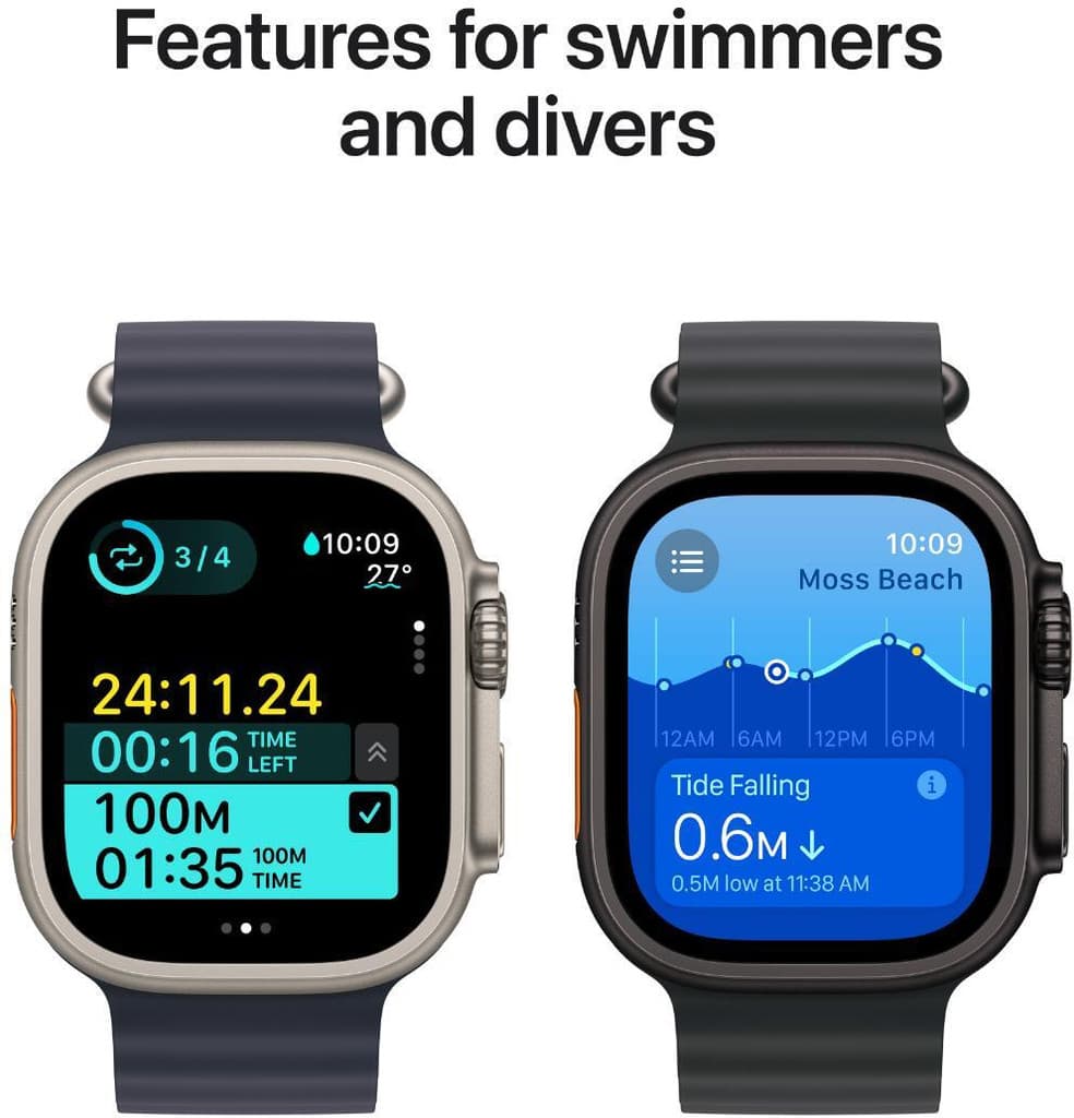 Apple Watch Ultra 2 GPS + Cellular 49mm Natural Titanium with Milanese Loop