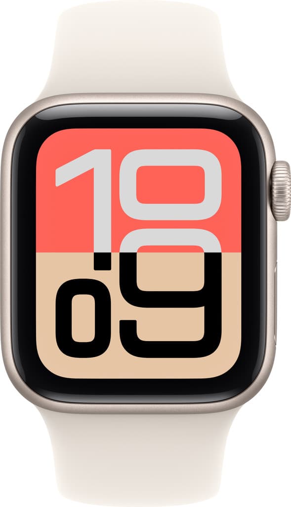 Apple Watch SE 3(2025) GPS 40mm Starlight Aluminium Case Starlight Sport Band - M/L