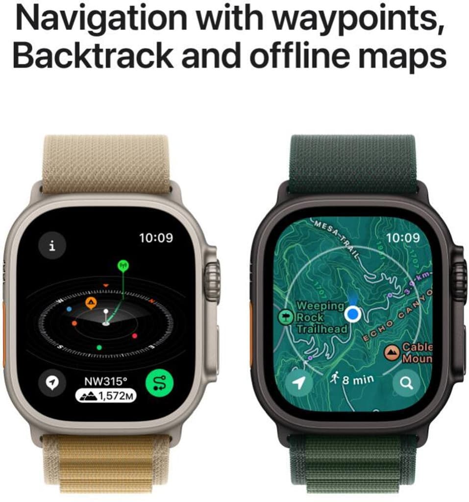 Apple Watch Ultra 2 GPS + Cellular 49mm Natural Titanium with Milanese Loop