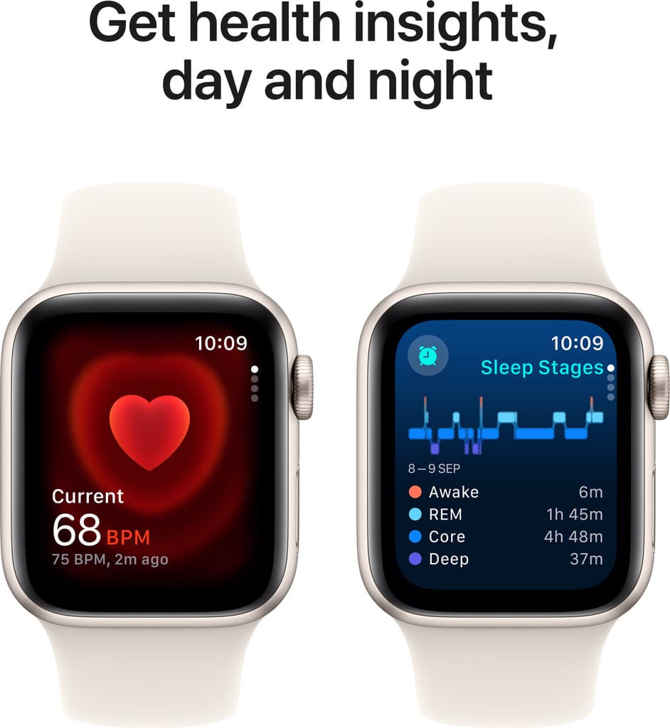 Apple Watch SE GPS + Cellular 40mm Starlight Aluminium with Starlight Sport Band