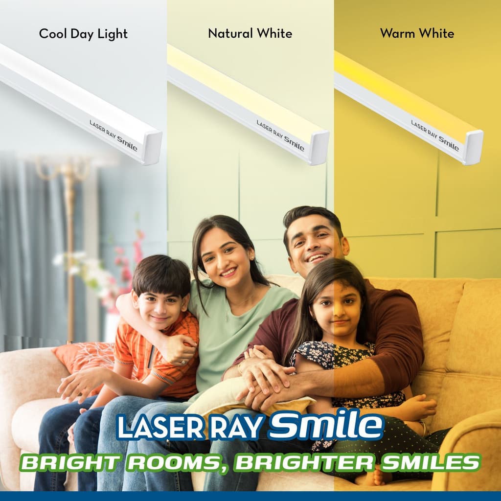 Crompton Laser Ray Smile 20W 20 W 121 cm Tube Light