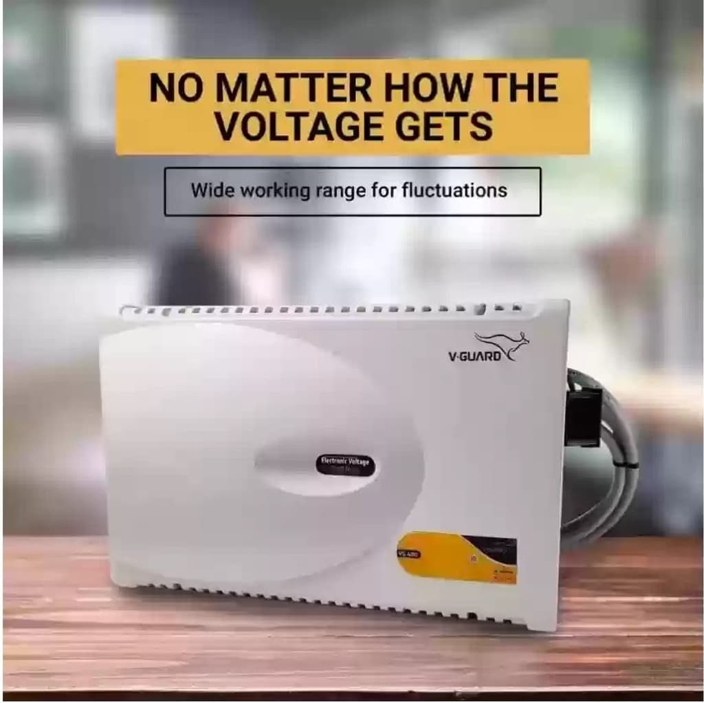 V-Guard VG 400 for 1.5 Ton A.C (170V To 270V) Voltage Stabilizer