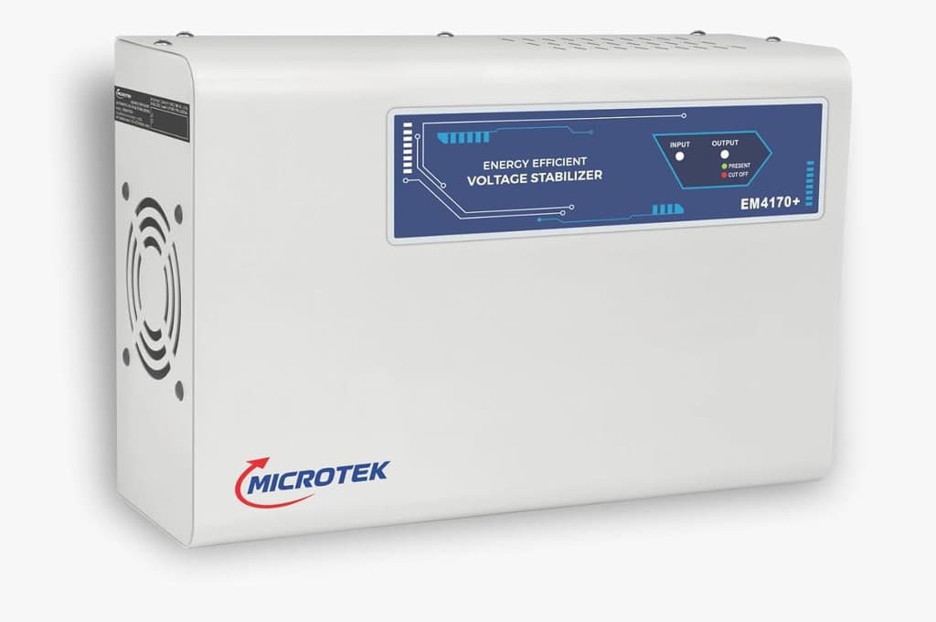 Microtek EM4170+ (170v to 270v+-5v) Voltage Stabilizer (for AC Upto 1.5 Ton)