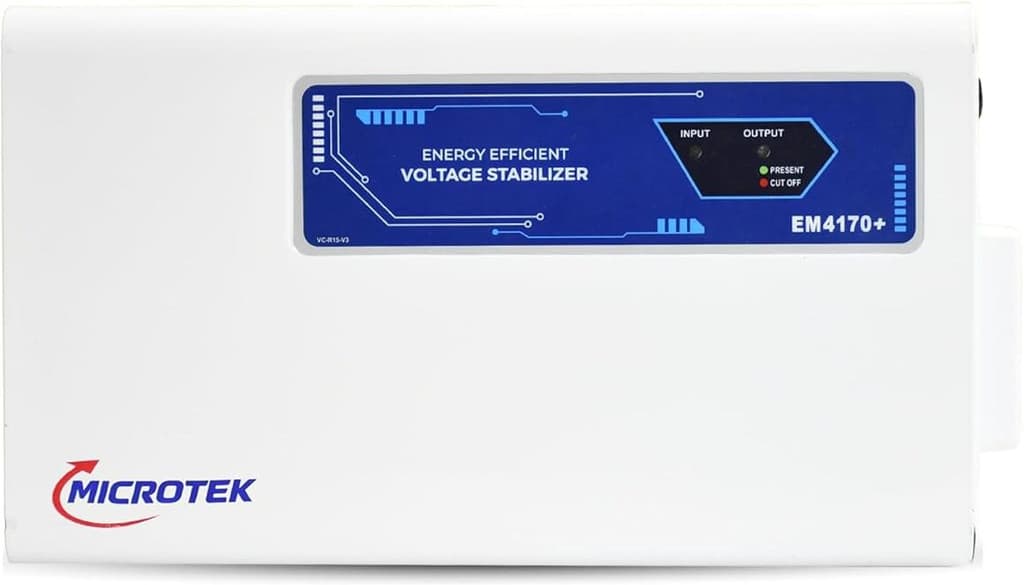 Microtek EM4170+ (170v to 270v+-5v) Voltage Stabilizer (for AC Upto 1.5 Ton)