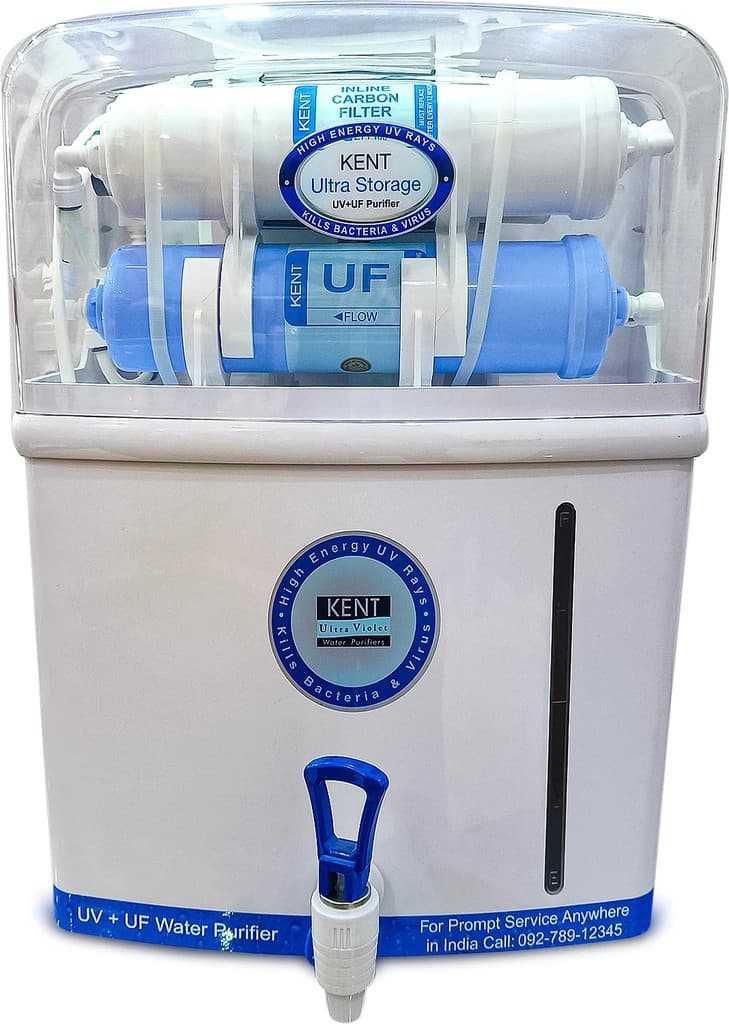 KENT ULTRA STORAGE 8 L UV + UF Water Purifier Suitable for Tap | Municipal water