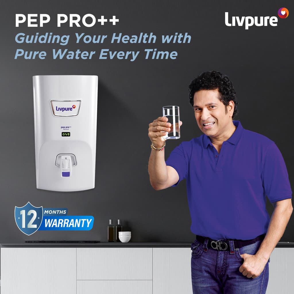 LIVPURE PEP PRO PLUS+ 7 L RO + UV + UF Water Purifier |6 Stage Water Purifier | Suitable for Borewell/Tanker/Municipal Water|