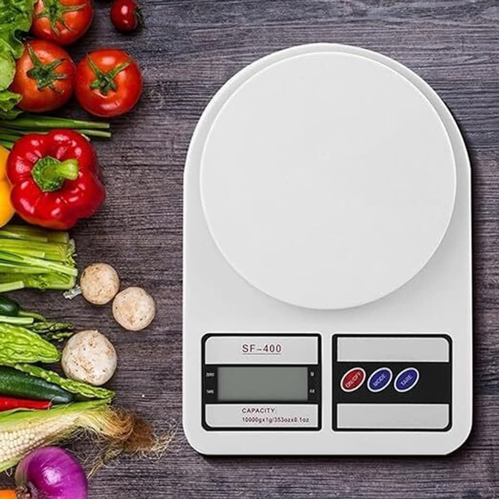 NUCLETRIC Electronic Digital Kitchen Scale 10kg For Home Baking, Fitness & Balanced Diet Weighing Scale