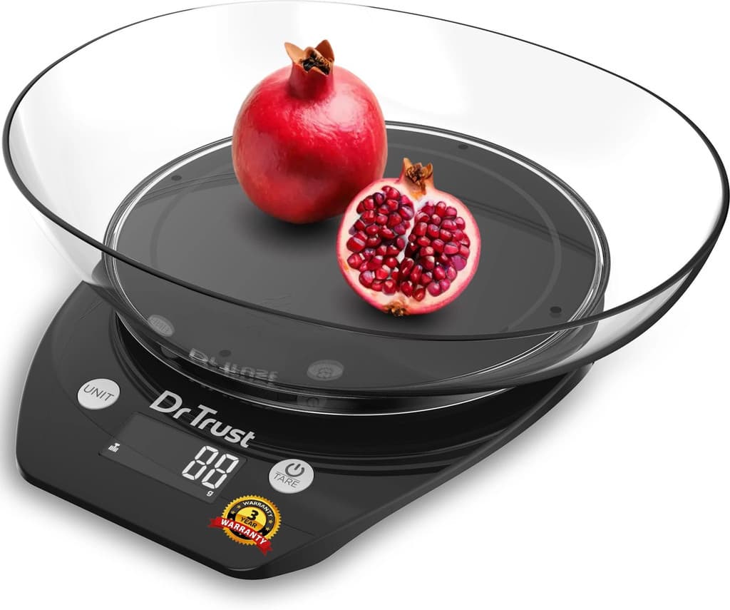 Dr Trust USA Digital Food Weight Machine 531 with BPA free bowl Weight Loss (5kg) Kitchen Weighing Scale