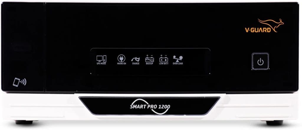 V-Guard 1000 VA Smart Pro 1200 with Mobile App Control with 3 Year Warranty Pure Sine Wave Inverter
