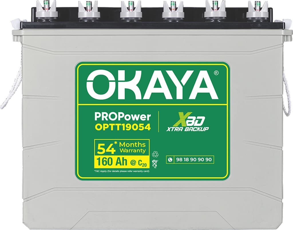 OKAYA 54 Months Warranty Tubular Inverter Battery