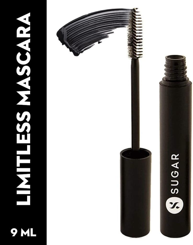 SUGAR Cosmetics Lash Mob Limitless Mascara - 01 Black With A Bang 9 ml