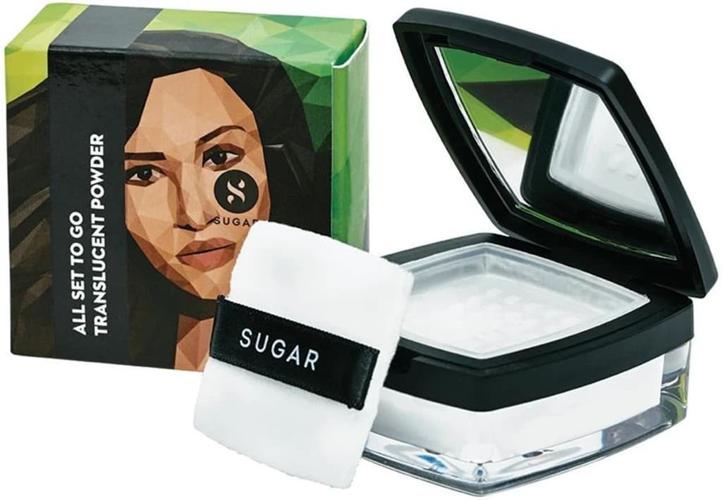 SUGAR Cosmetics All Set To Go Translucent Powder Compact