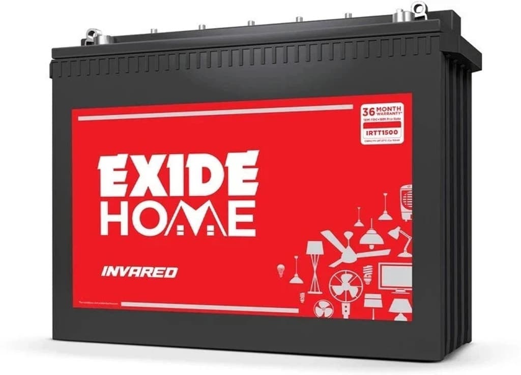EXIDE 36 Months Warranty Tubular Inverter Battery