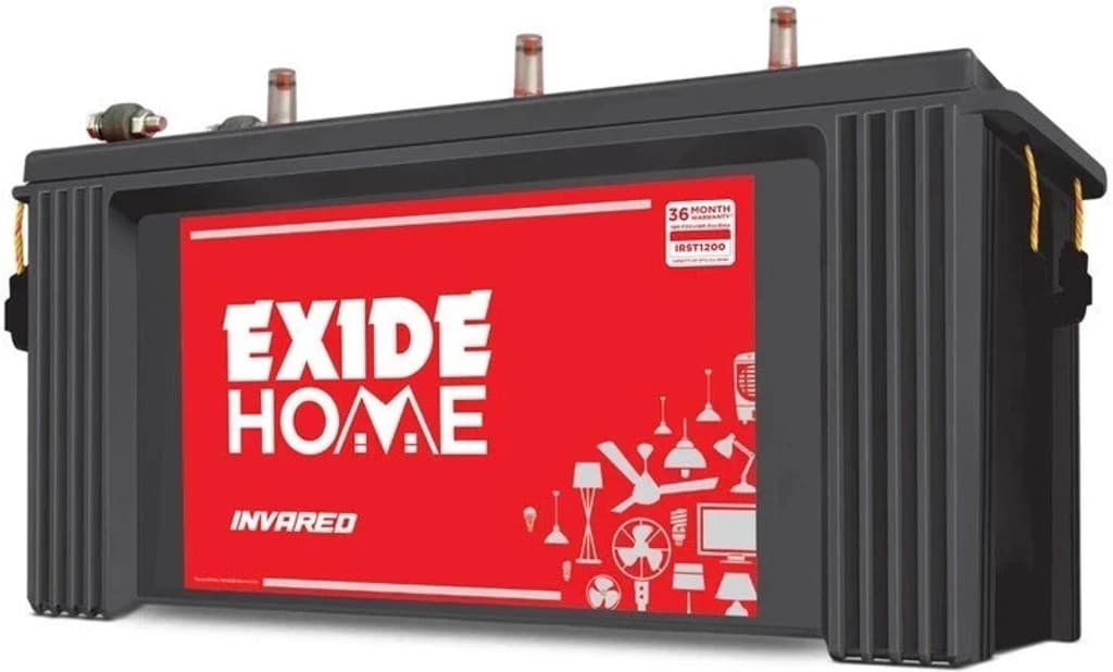 EXIDE 36 Months Warranty Tubular Inverter Battery