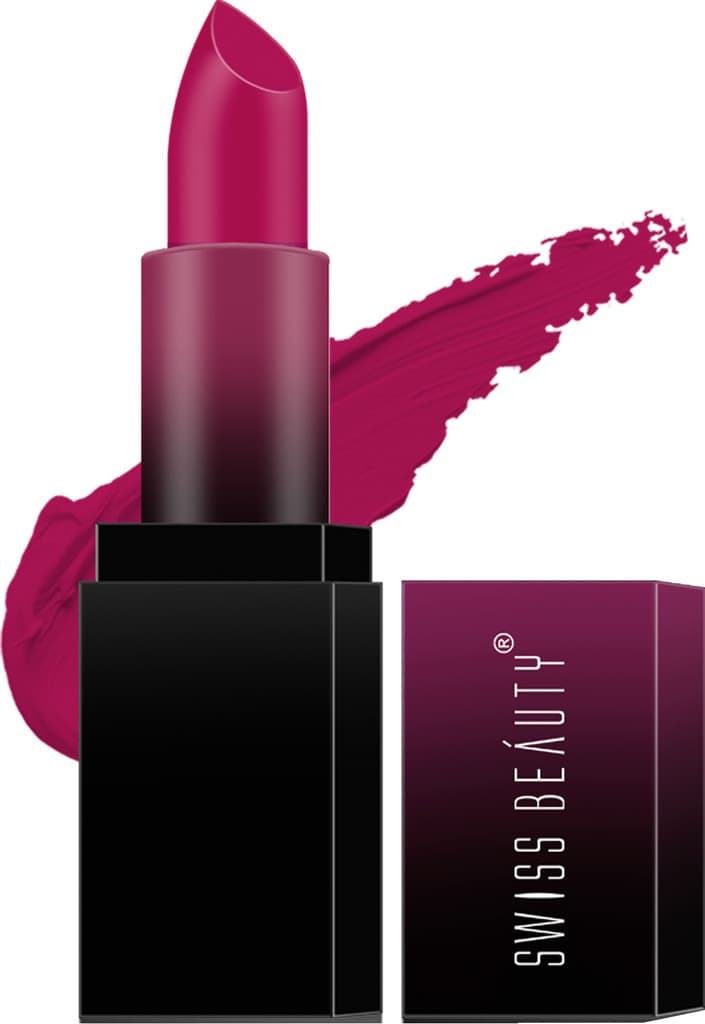 SWISS BEAUTY HD Matte Lipstick | Intense Pigment | Creamy Matte Finish | 8H Long Stay