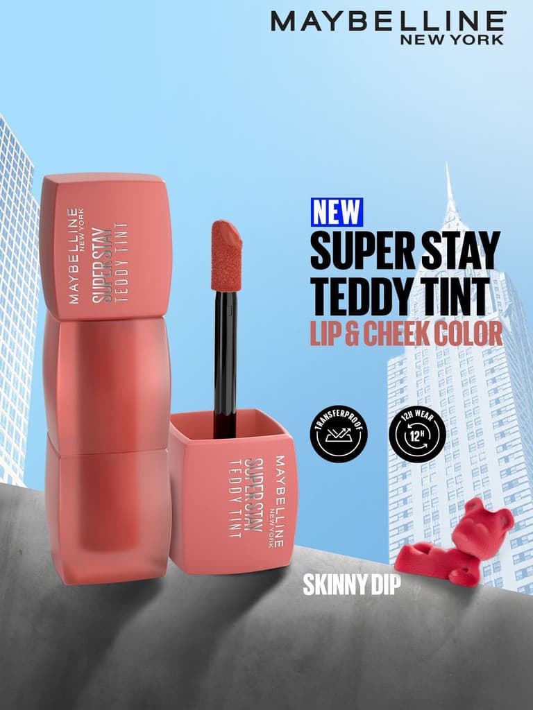 MAYBELLINE NEW YORK Superstay Teddy Tint Lip and Cheek Color