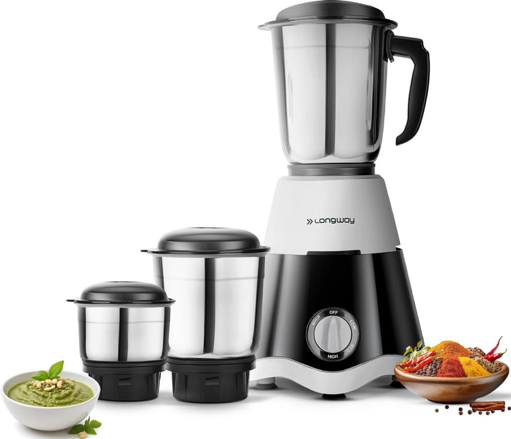 Longway Super Dlx 700 W Juicer Mixer Grinder