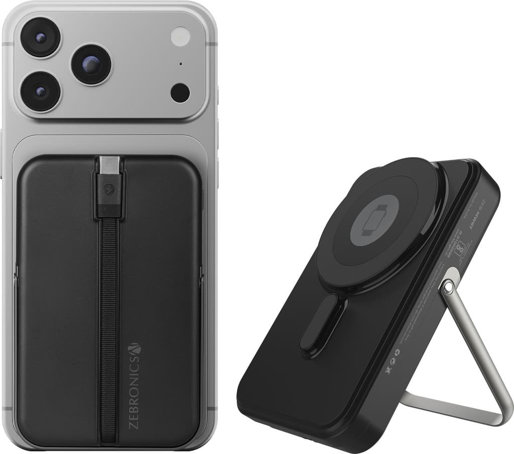 ZEBRONICS 10000 mAh 22.5W Wired & Wireless With MagSafe Power Bank