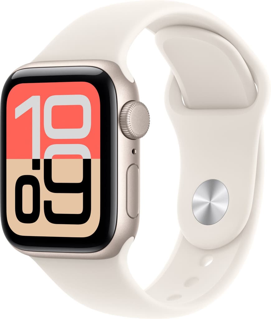Apple Watch SE 3(2025) GPS 40mm Starlight Aluminium Case Starlight Sport Band - M/L