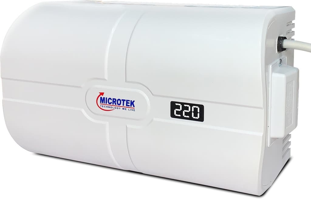 Microtek SMART EM4160+ Wall Mounted Automatic Voltage Stabilizer, Working Power 160V-285V